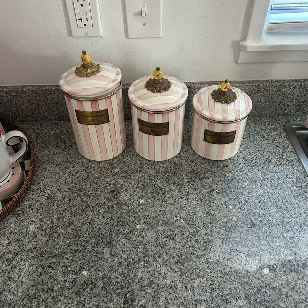 Mackenzie Childs Cannisters